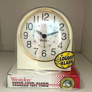 Westclox keywound alarm clock
